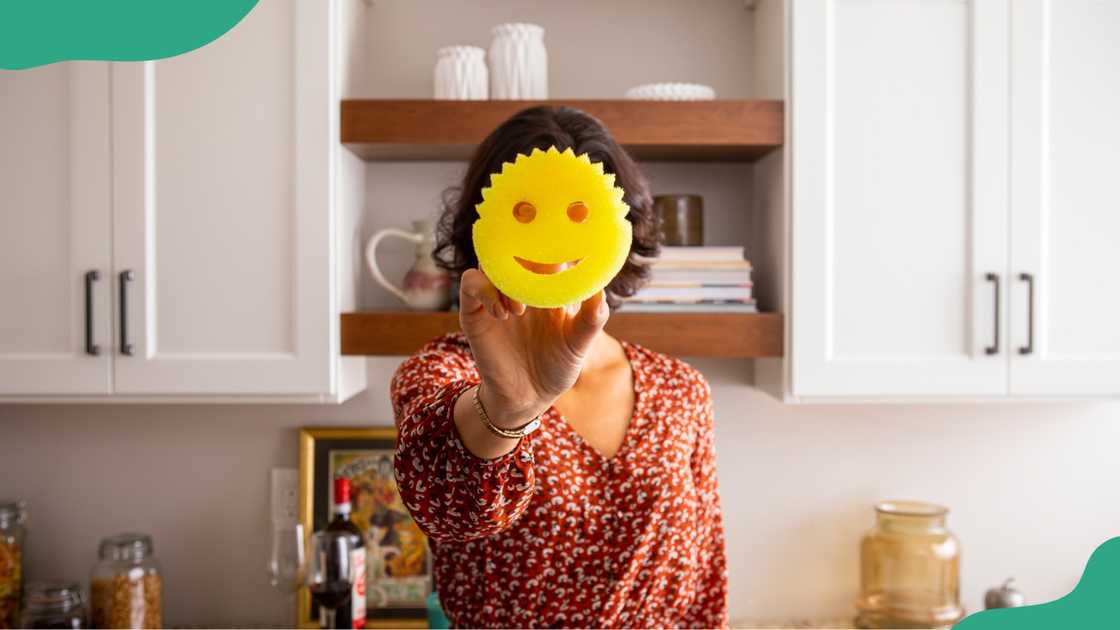 Scrub Daddy sponge. Scrub Daddy sponge.