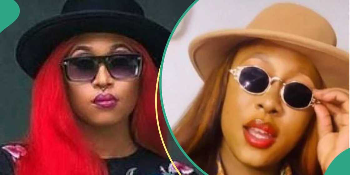 Cynthia Morgan exposes Peter Okoye, shares private chats Photos: @trulymadrina @PeterPsquare/IG Cynthia Morgan exposes Peter Okoye, shares private chats Photos: @trulymadrina @PeterPsquare/IG
