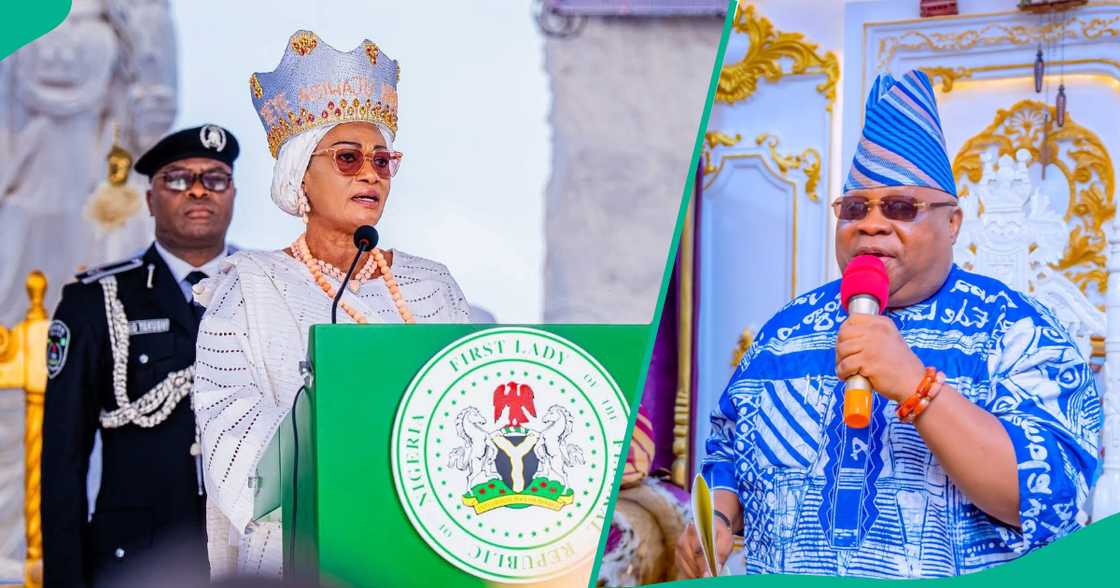 Oluremi Tinubu da Adeleke. Oluremi Tinubu da Adeleke.