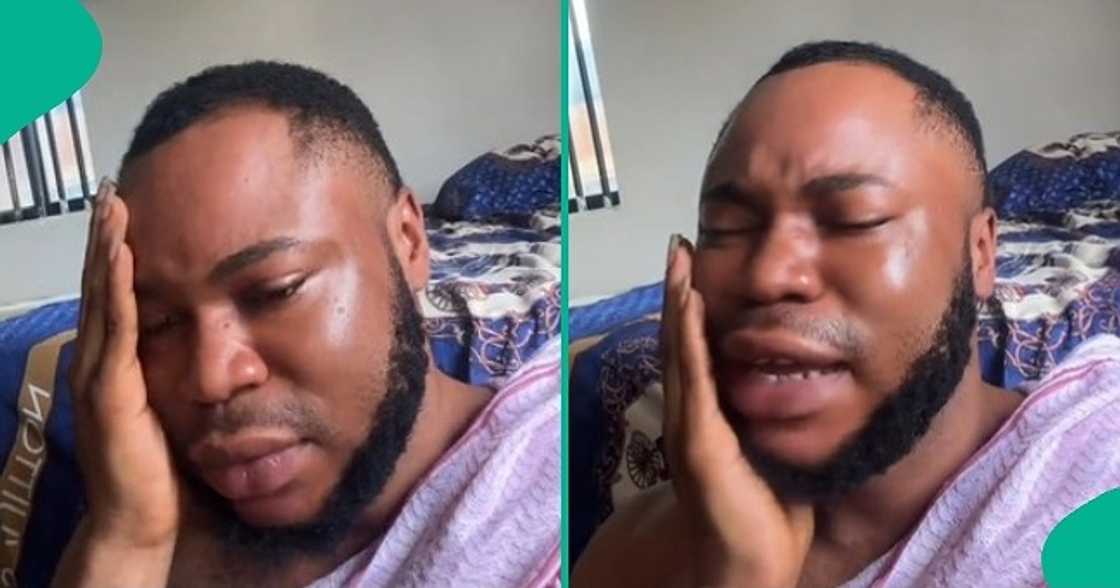 Man who collected N500k loan in tears after seeing repayment amount. Man who collected N500k loan in tears after seeing repayment amount.