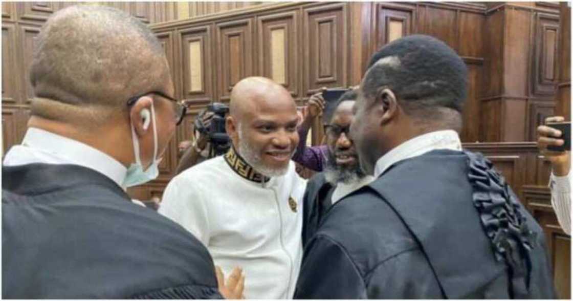 DSS ta magantu kan sakin Nnamdi Kanu DSS ta magantu kan sakin Nnamdi Kanu