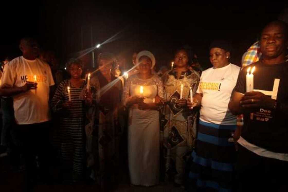 Photos emerge as hundreds hold candlelight procession for late Dare Adeboye