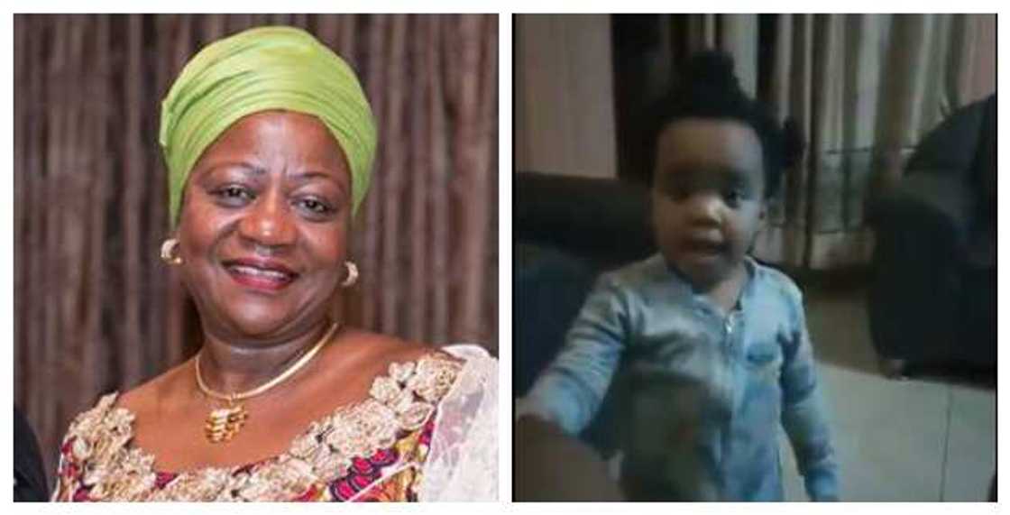 Buhari's aide shares adorable video of cute baby singing Nigeria's anthem Buhari's aide shares adorable video of cute baby singing Nigeria's anthem