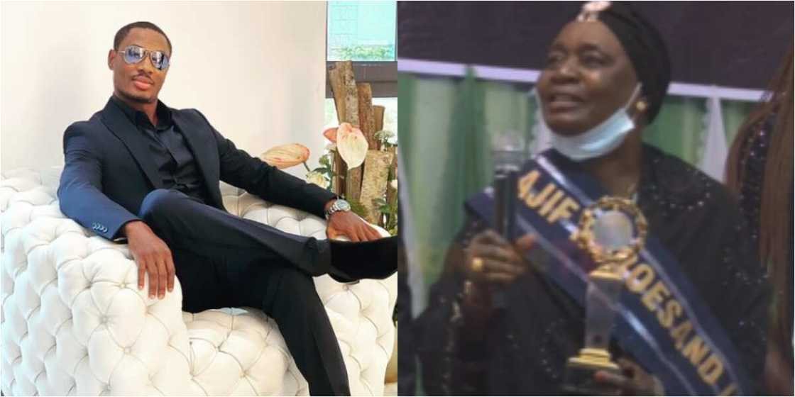 Odion Ighalo's mum receives honourary award for heroes and icons Odion Ighalo's mum receives honourary award for heroes and icons