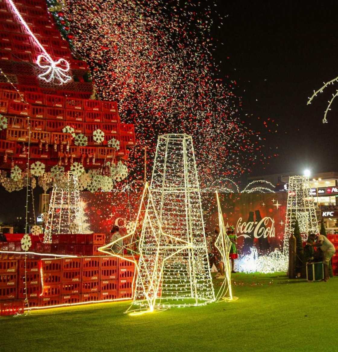 Coca-Cola Puts on a Magical Christmas Display in Lagos! Coca-Cola Puts on a Magical Christmas Display in Lagos!