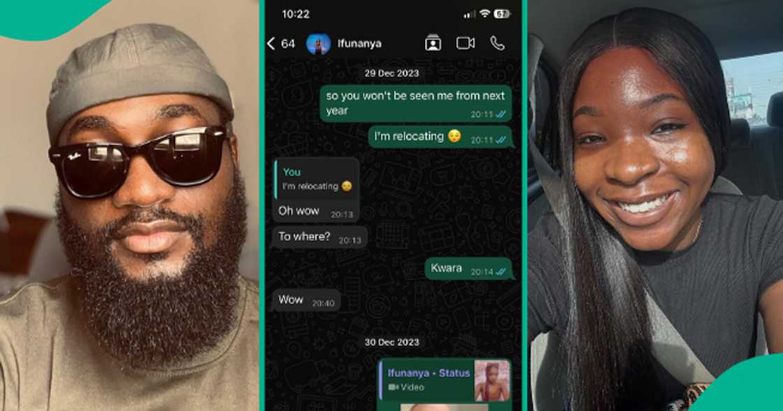 Nigerian man shares his WhatsApp chat with the late Ifunanya Nwangene. Nigerian man shares his WhatsApp chat with the late Ifunanya Nwangene.