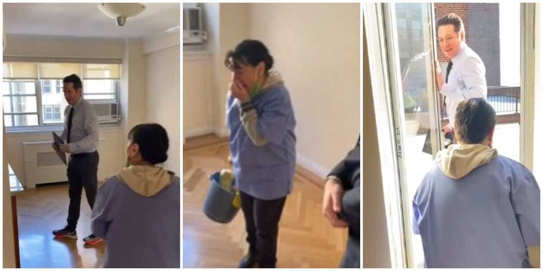 Emotional Moment Housemaid is Gifted 4-Bedroom Apartment after 20 Years of Cleaning, She Cries in the Video Emotional Moment Housemaid is Gifted 4-Bedroom Apartment after 20 Years of Cleaning, She Cries in the Video