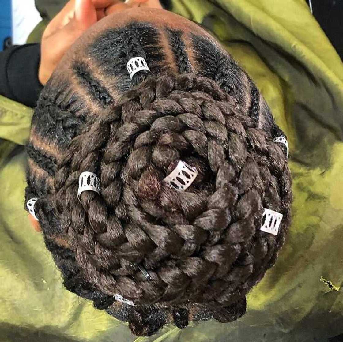 feed in braids long