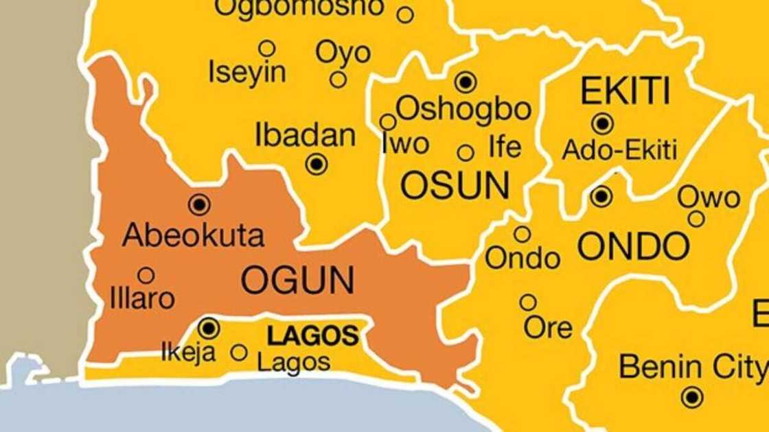 Ogun Map Ogun Map