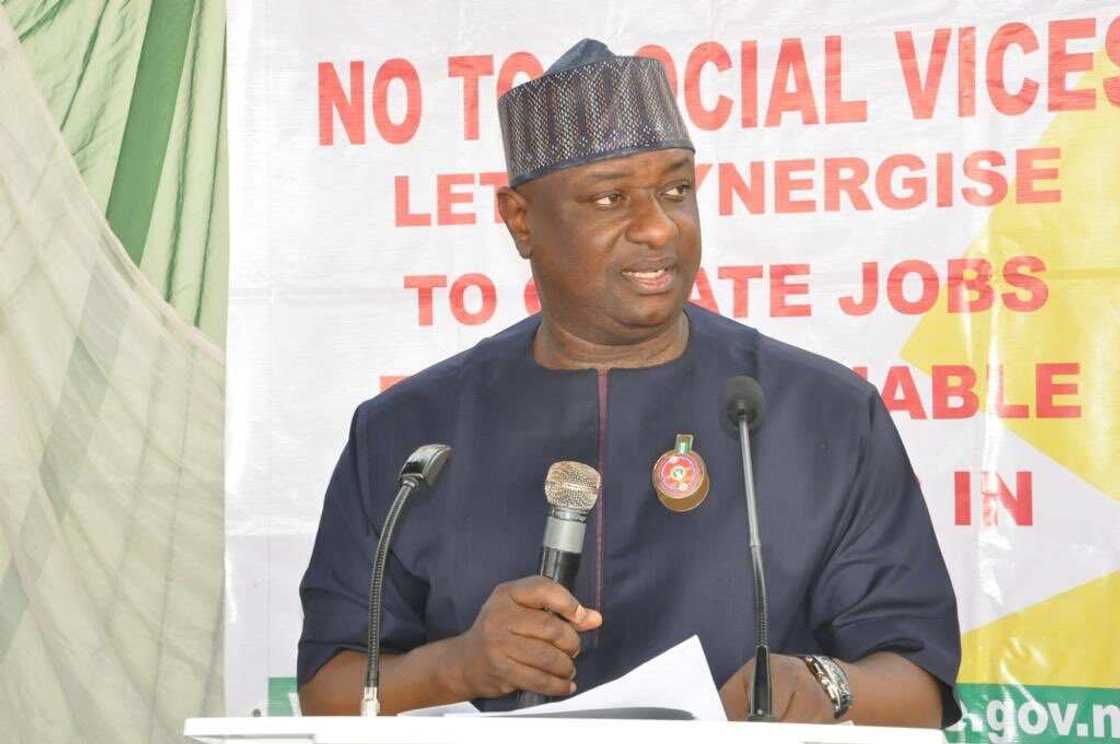 Some Nigerians blackmailing FG according to Keyamo. Some Nigerians blackmailing FG according to Keyamo.