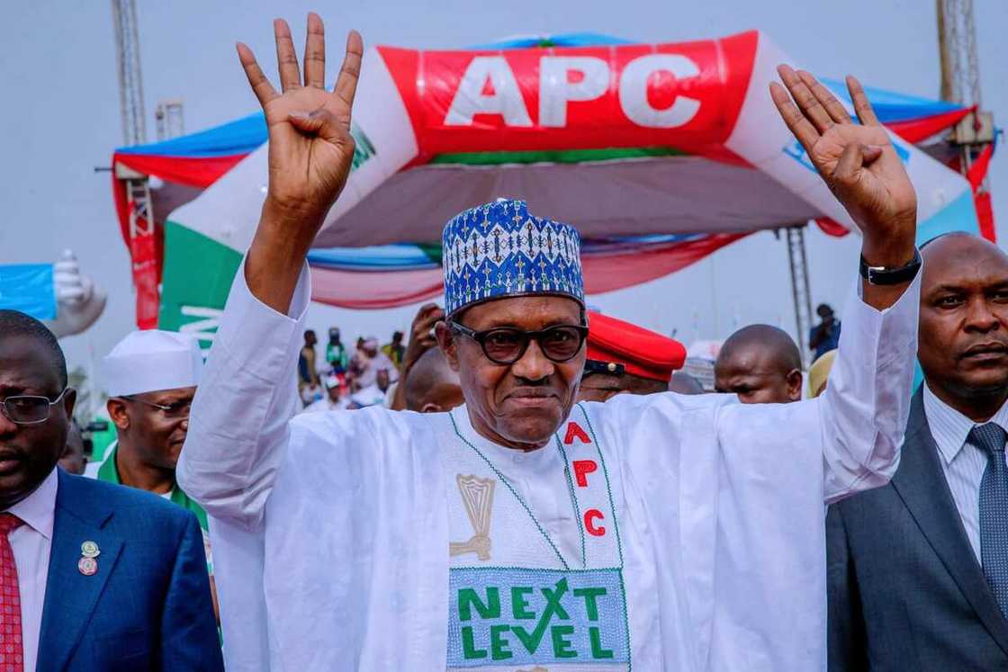 Taron yakin zaben Buhari a garin Abuja Taron yakin zaben Buhari a garin Abuja