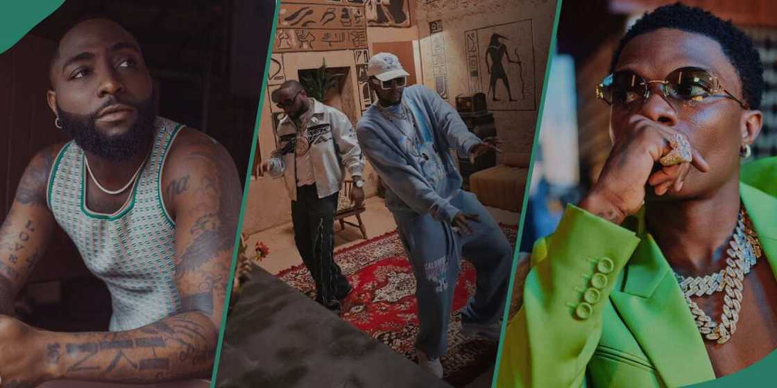 Davido with Kizz Daniel on Twe Twe Davido with Kizz Daniel on Twe Twe
