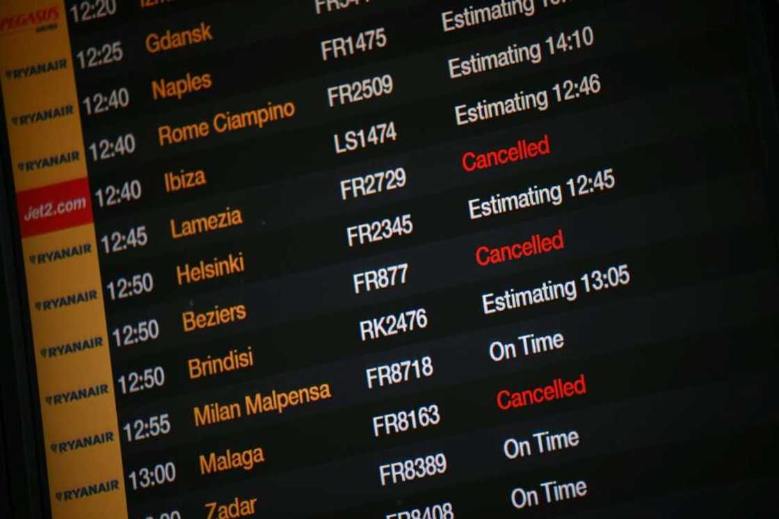 Hundreds of flights to and from UK airports were cancelled after a technical fault to the country's air traffic control system Hundreds of flights to and from UK airports were cancelled after a technical fault to the country's air traffic control system