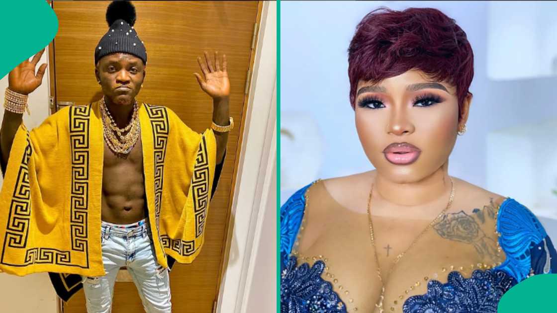 Portable and Queen Dami follow each other on Instagram after breakup. Portable and Queen Dami follow each other on Instagram after breakup.
