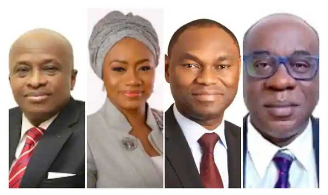 Mataimakan gwamnan CBN 4 da ake sa ran za su gaji kujerar Emefiele Mataimakan gwamnan CBN 4 da ake sa ran za su gaji kujerar Emefiele