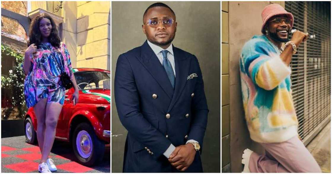 Photos of Sandra Iheuwa, Ubi Franklin and Morachi