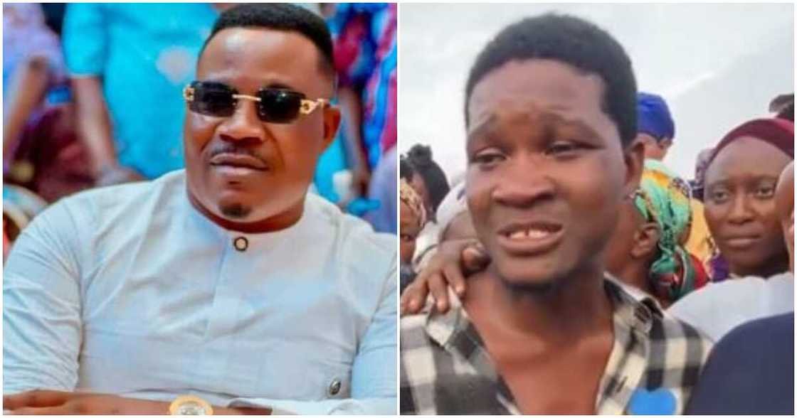 Late Murphy Afolabi and his first son Late Murphy Afolabi and his first son