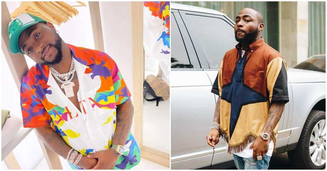 Davido's throwback video Davido's throwback video
