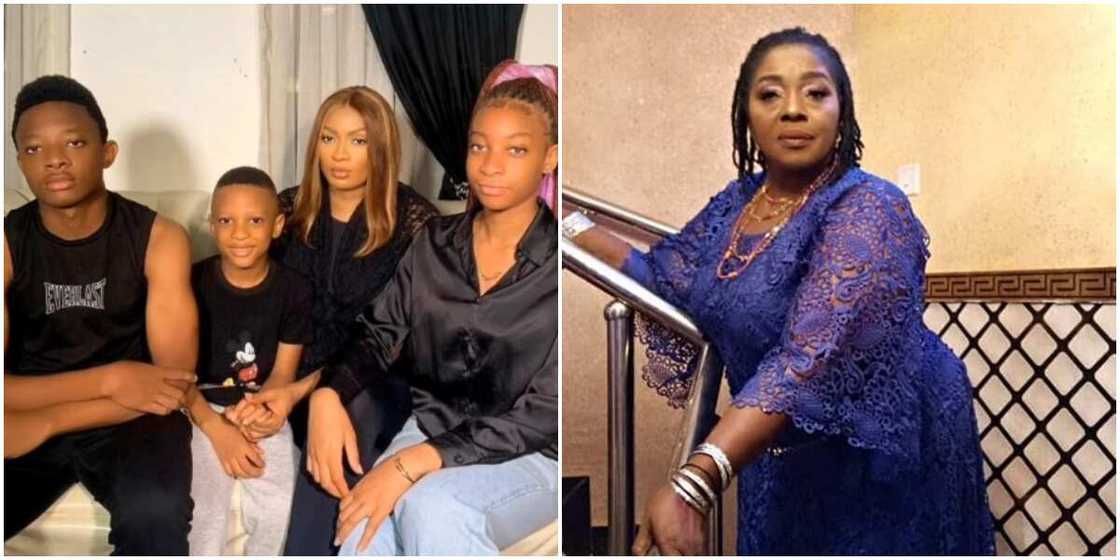 May Yul Edochie and children, Rita Edochie May Yul Edochie and children, Rita Edochie