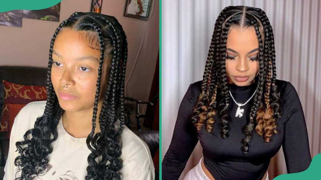 Medium Coi Leray braids