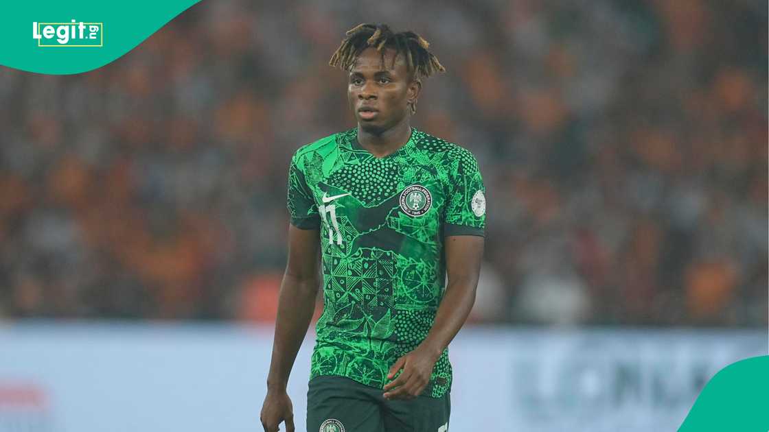 Samuel Chukwueze, Super Eagles, Nigeria, AFCON 2023 final, Ivory Coast. Samuel Chukwueze, Super Eagles, Nigeria, AFCON 2023 final, Ivory Coast.