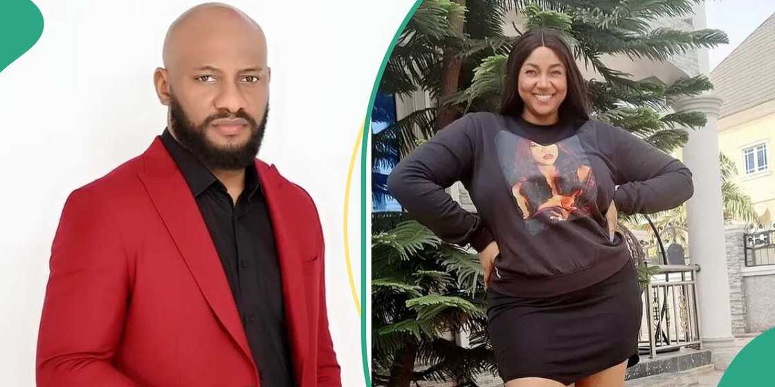 Yul Edochie and second wife.