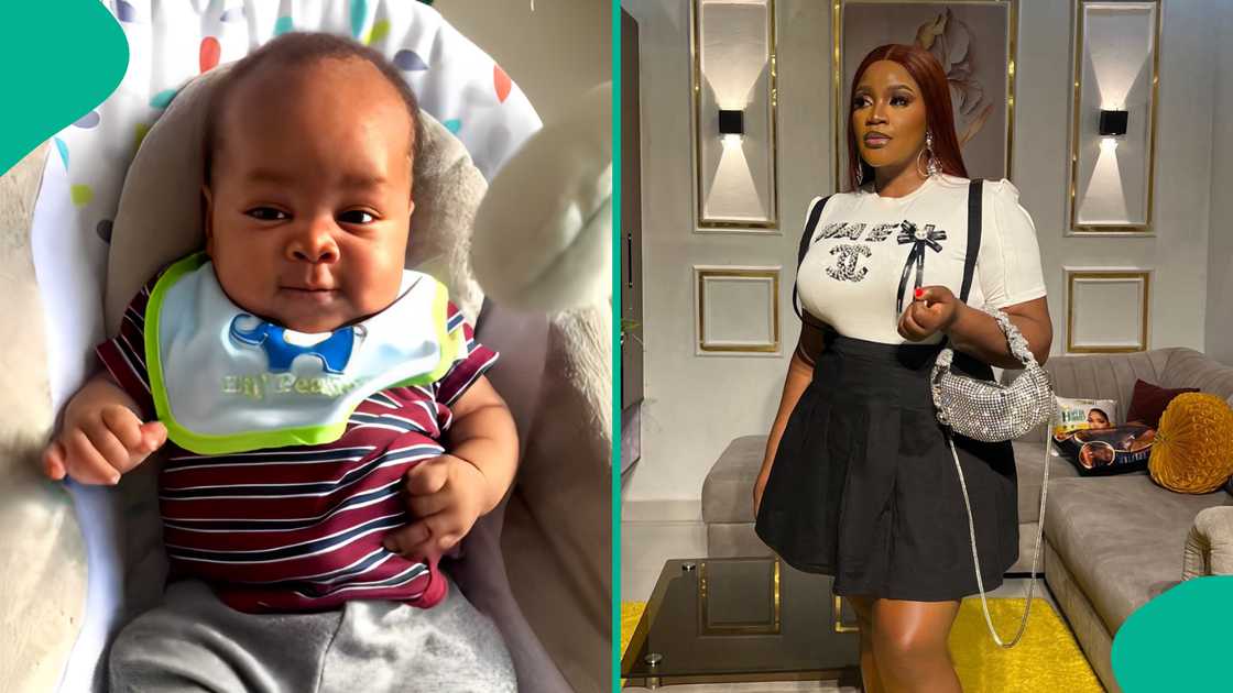 Uche Ogbodo celebrates son at 1.