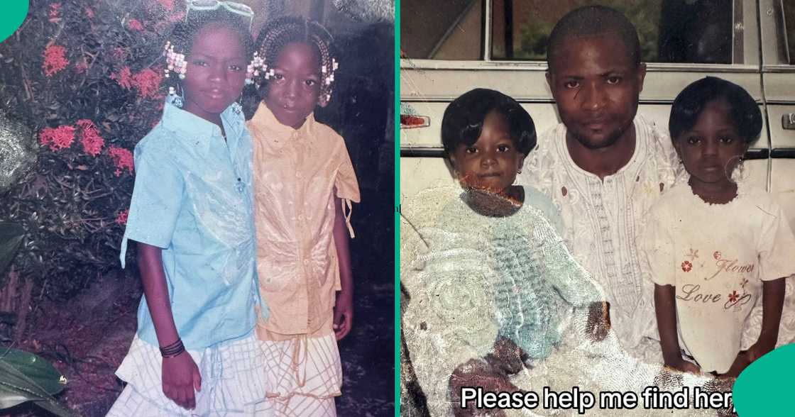 In a viral TikTok video, a Nigerian lady shares throwback photos as she searches for her childhood friend 15 years after living together in the Ojo area of Lagos state. In a viral TikTok video, a Nigerian lady shares throwback photos as she searches for her childhood friend 15 years after living together in the Ojo area of Lagos state.