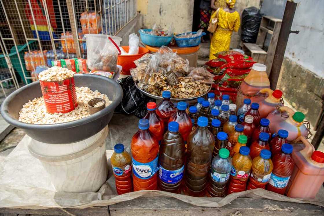 Rice, Beans, Garri Rice, Beans, Garri