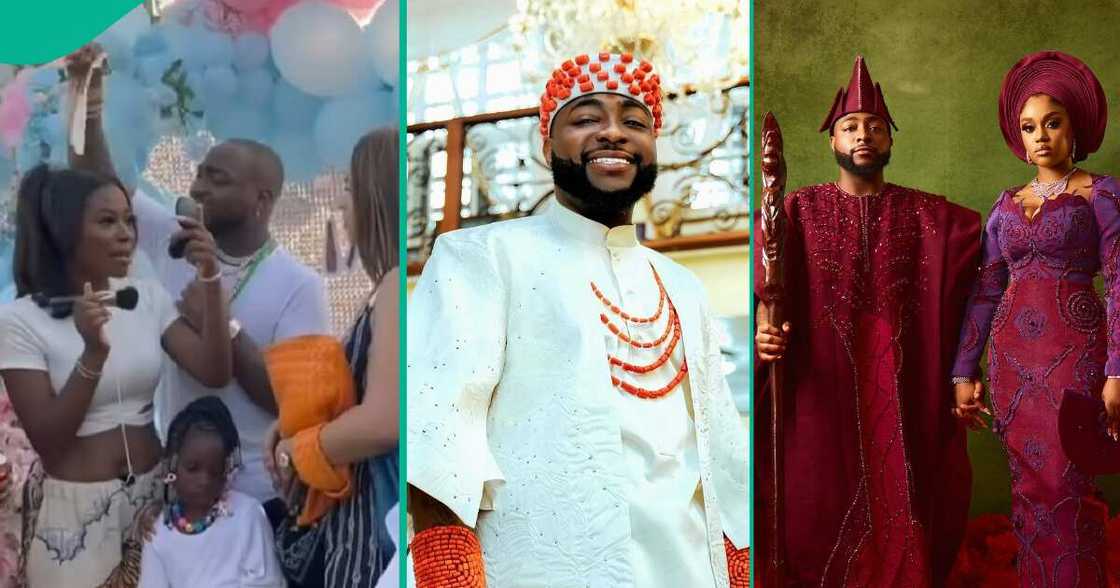 Davido and Sophia at an event. Davido and Sophia at an event.