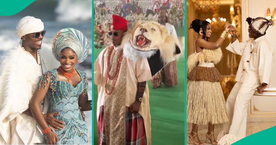 Ugo and Kene's wedding trended online as they made grand entrances. Ugo and Kene's wedding trended online as they made grand entrances.