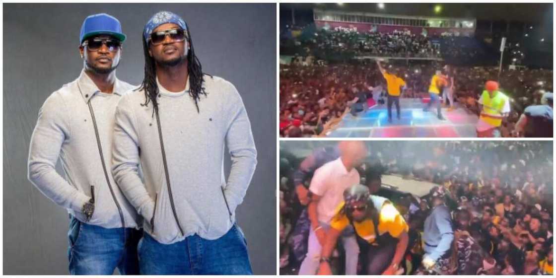 Photos of Psquare at their music concert. Photos of Psquare at their music concert.
