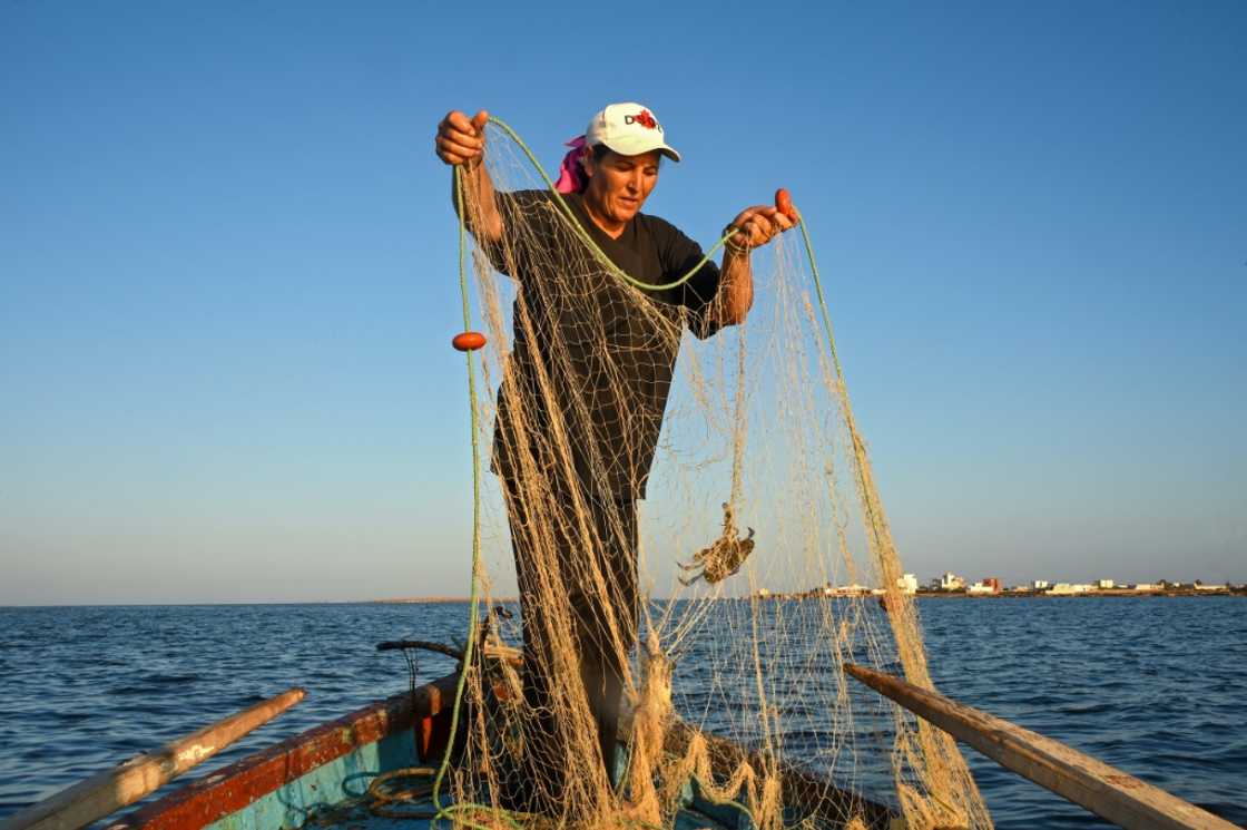 Tunisian fisherwoman Sara Souissi, 43, defied men who believed she had no place at sea