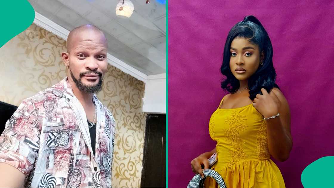 Uche Maduagwu reacts to Phyna changing her family's surname