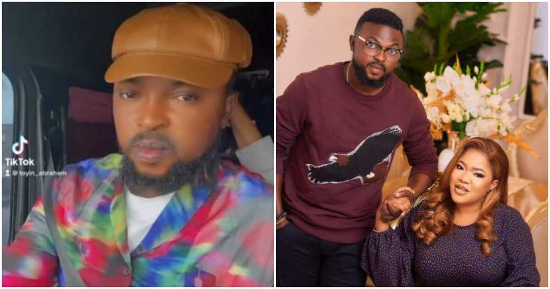 Nollywood's Toyin Abraham and Kolawole Ajeyemi Nollywood's Toyin Abraham and Kolawole Ajeyemi