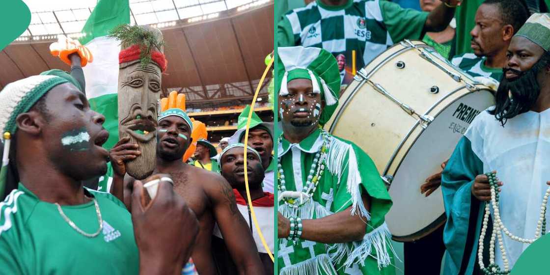 Photo of Nigerian fans Photo of Nigerian fans