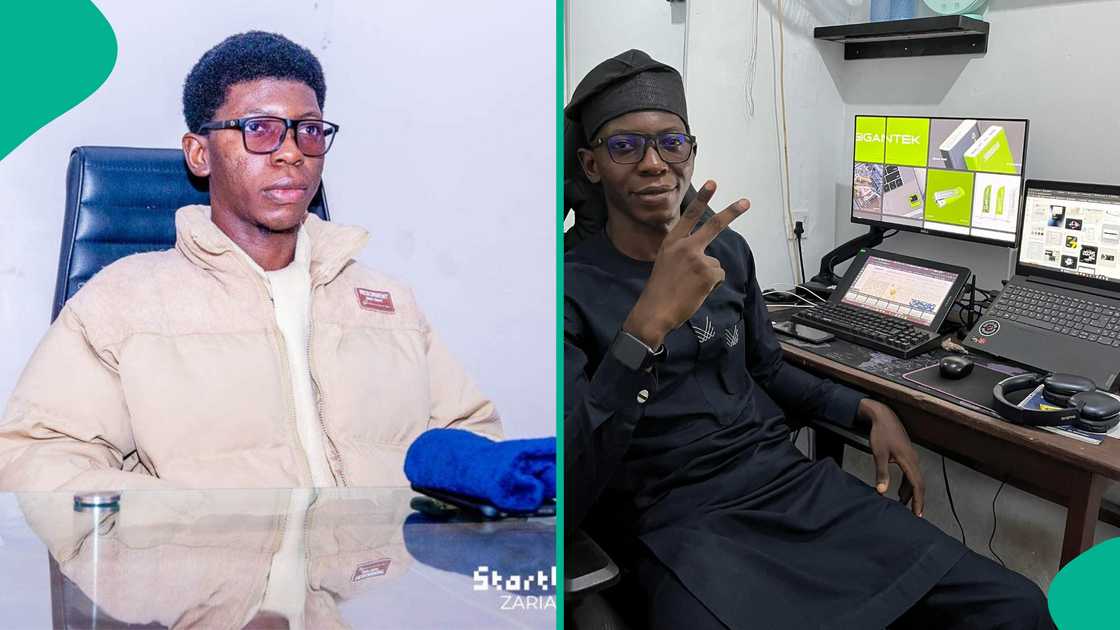 Young man generates buzz as he flaunts his third-class degree certificate from Ahamdu Bello University, Zaria