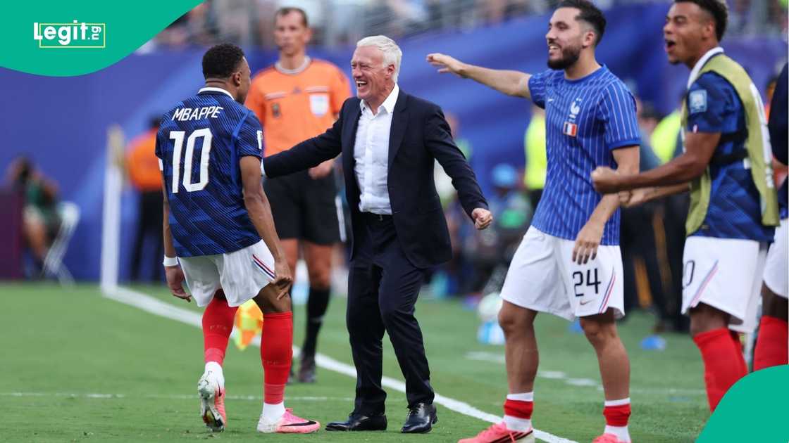 Kylian Mbappe, Didier Deschamps, France, Sweden, New York, New Jersey Stadium.