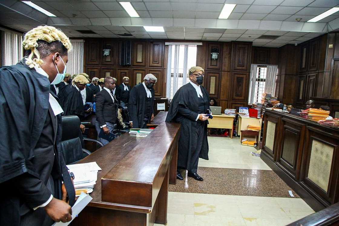 Lawyers and legal officers in court in Nigeria Lawyers and legal officers in court in Nigeria