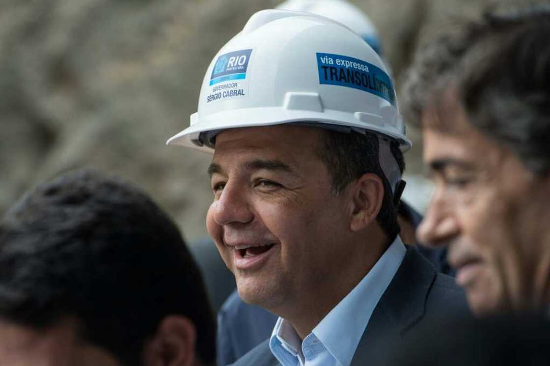 Sergio Cabral, then governor of Rio de Janeiro, smiles during a visit to a Brazilian construction site on November 8, 2013; he is expected to be freed soon from prison after serving six years on massive corruption charges Sergio Cabral, then governor of Rio de Janeiro, smiles during a visit to a Brazilian construction site on November 8, 2013; he is expected to be freed soon from prison after serving six years on massive corruption charges