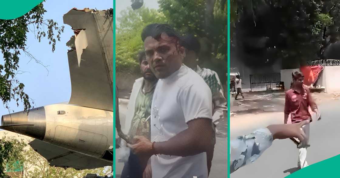 Air India crash survivor walks away from crash in new video from scene Air India crash survivor walks away from crash in new video from scene