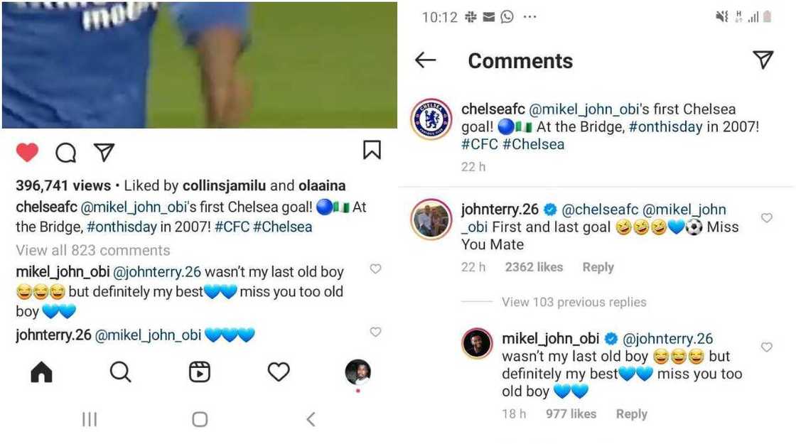 John Terry trolls former team-mate Mikel over 1st goal for Chelsea John Terry trolls former team-mate Mikel over 1st goal for Chelsea