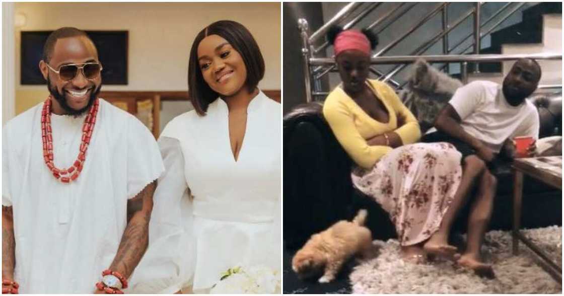 Nigerian singer Davido and his wife Nigerian singer Davido and his wife