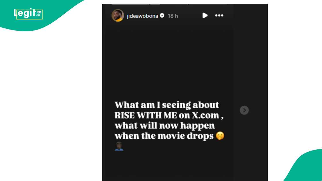 Jide Awobona plays the role of a woman in new movie. Jide Awobona plays the role of a woman in new movie.