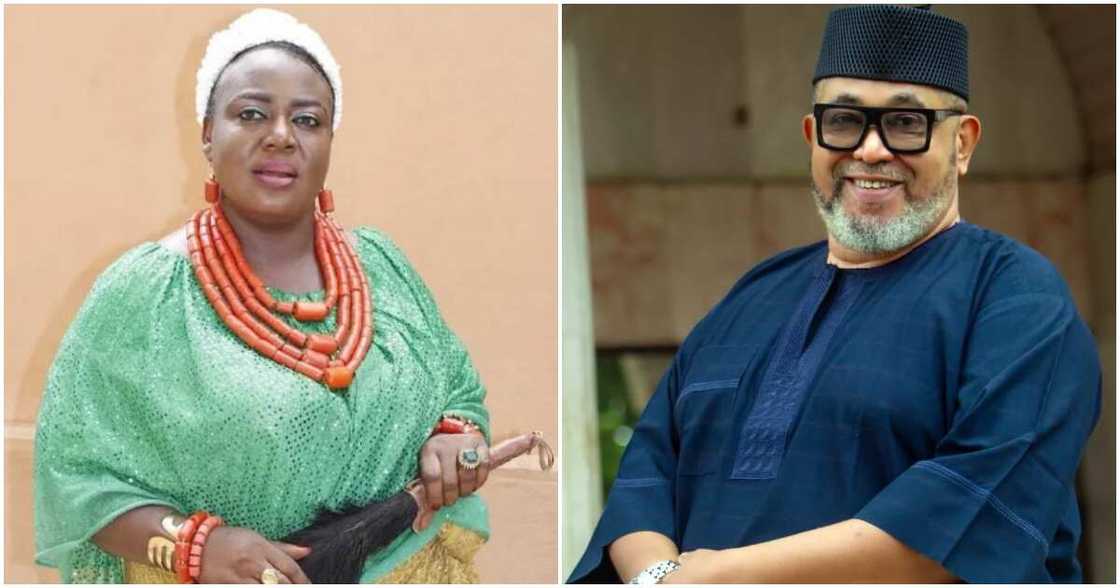 Actress Uche Ebere advises Patrick Doyle after gushing over his new wife. Actress Uche Ebere advises Patrick Doyle after gushing over his new wife.