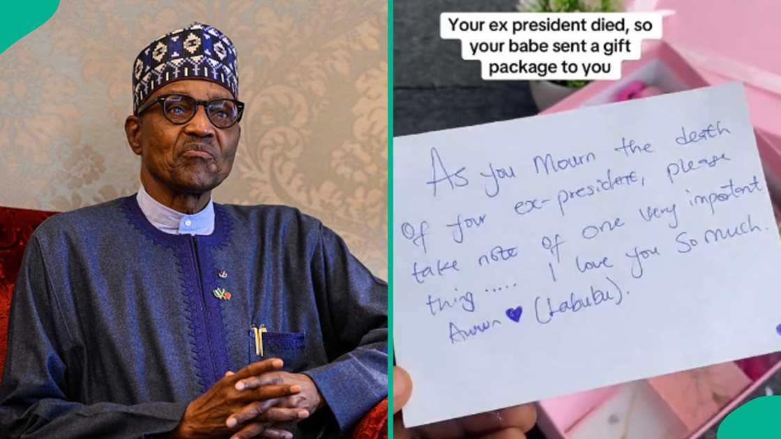 Note man sent his girlfriend after Buhari's death generates mixed reactions Note man sent his girlfriend after Buhari's death generates mixed reactions