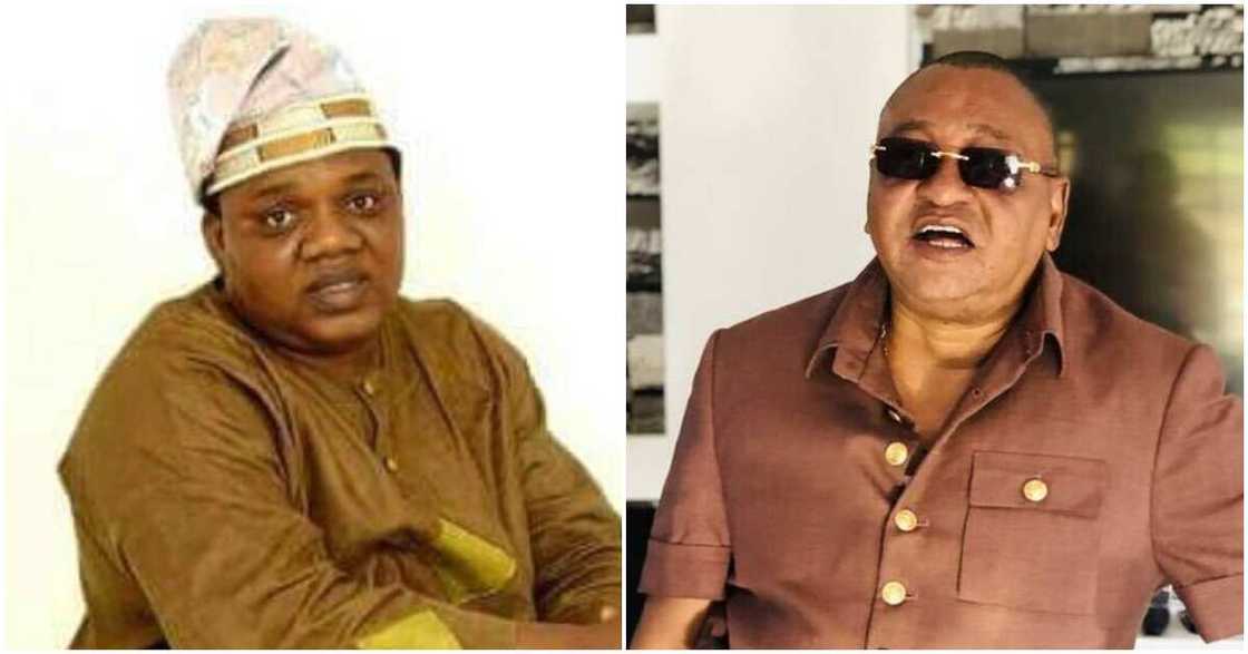 Late actor Muyeeden Agboola and Prince Jide Kosoko. Credit: @dgvstyles @princejidekosoko Late actor Muyeeden Agboola and Prince Jide Kosoko. Credit: @dgvstyles @princejidekosoko