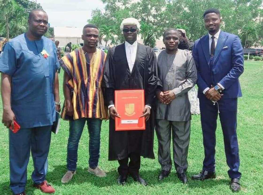Visually impaired Ghanaian teacher becomes a lawyer, called to the bar Visually impaired Ghanaian teacher becomes a lawyer, called to the bar