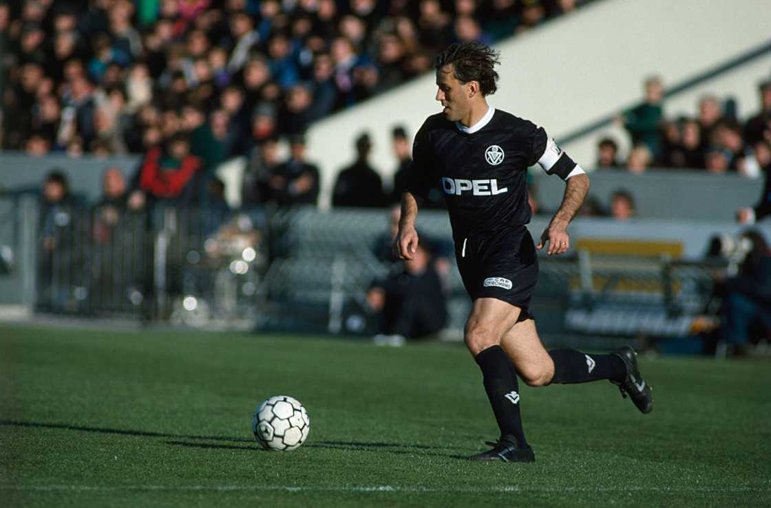 Patrick Battiston playing for the Girondins de Bordeaux Patrick Battiston playing for the Girondins de Bordeaux