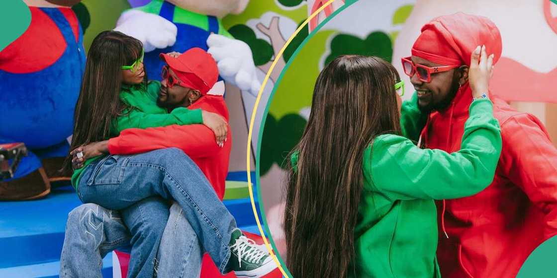 Kizz Daniel and his wife rocking matching outfits Kizz Daniel and his wife rocking matching outfits
